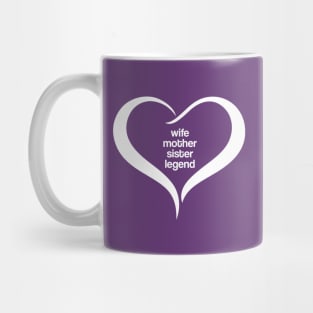 Wife Mother Sister Legend. Best mothers day gifts 2023, Mothers day gifts for wife Mug